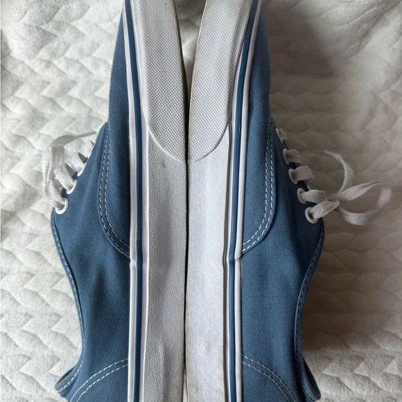 Vans Classic Blue and White Sneakers - Picture 3 of 7